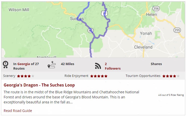 Blue Ridge Box - Motorcycle Riding Hotspot (TN, NC, SC, GA